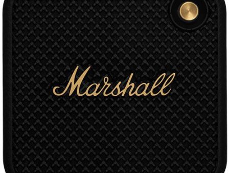 Coluna Portátil Bluetooth Marshall Willen - Preto | Bronze Online Sale