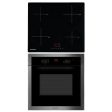 Forno Jocel JPK4I200167 + Placa de Indução - Preto Fashion