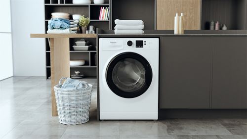 Máquina de Lavar Roupa Hotpoint NS 824 WK SPT N | 8 Kg | 1151 RPM | C | Branco For Cheap