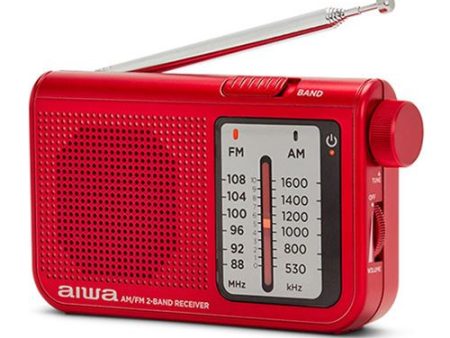 Rádio Portátil de Bolso Aiwa RS-55 Vermelho Online Hot Sale