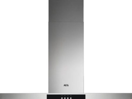 Exaustor de Parede AEG DBB3951M | 89,8x45 cm | 600 m³ h | 68 dB | C | Aço inoxidável Online Sale