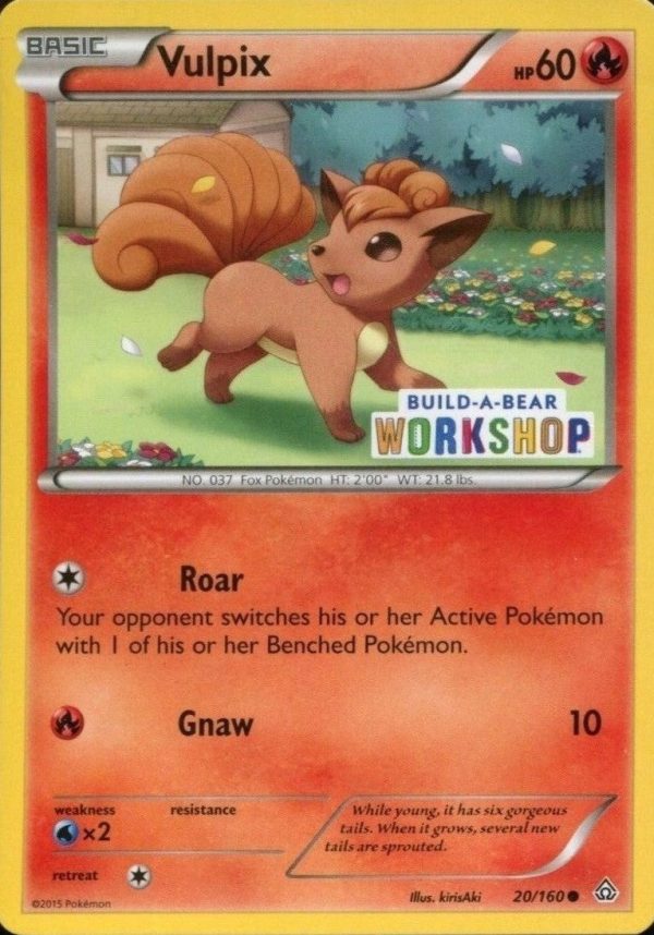 Vulpix (20 160) (Build A Bear Workshop Exclusive) [XY: Primal Clash] Fashion