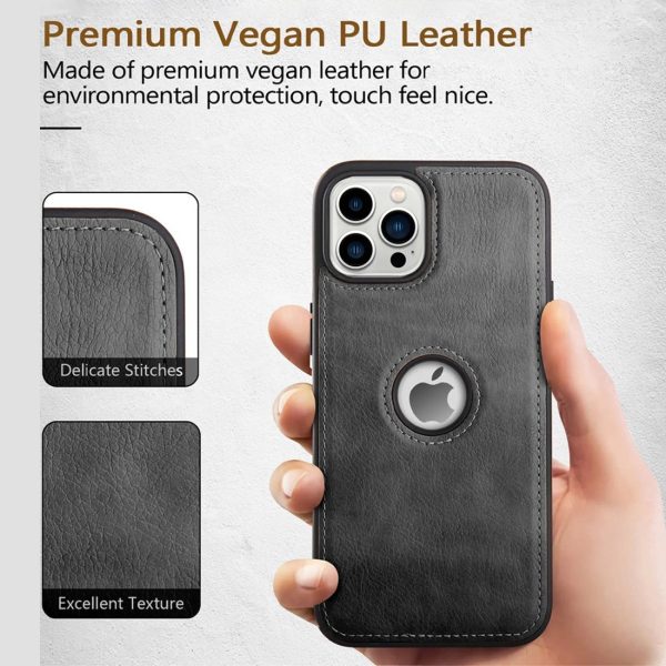 Pu Leather Back Cover for  Apple iPhone 13 Pro Max Online Sale