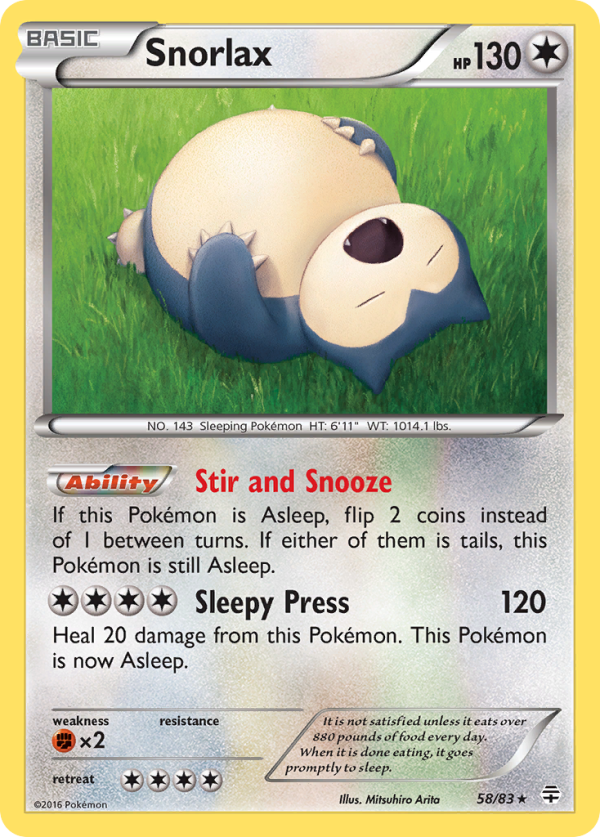 Snorlax (58 83) [XY: Generations] Supply