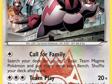 Team Magma s Zangoose (22 34) [XY: Double Crisis] Supply