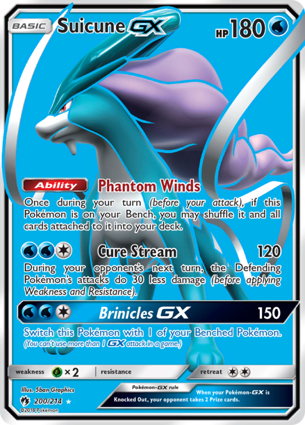 Suicune GX (200 214) [Sun & Moon: Lost Thunder] Online now