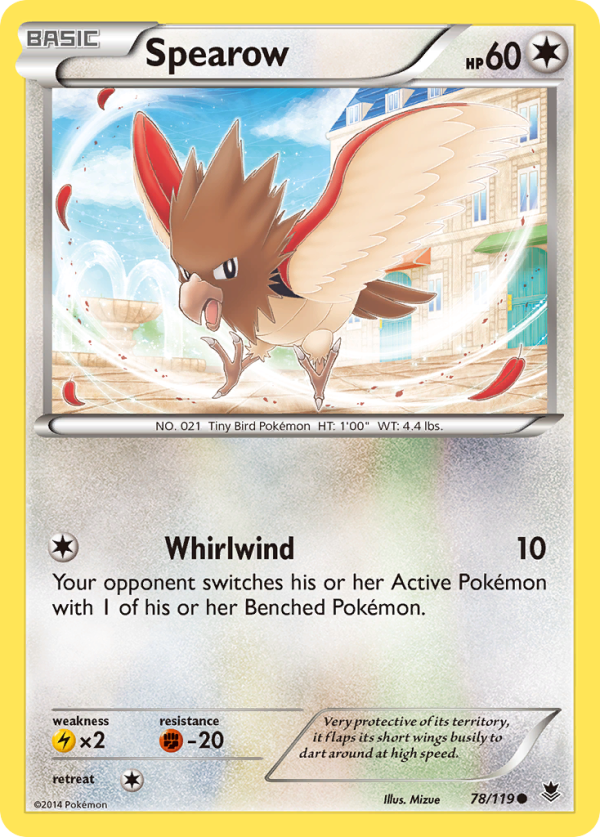 Spearow (78 119) [XY: Phantom Forces] Hot on Sale