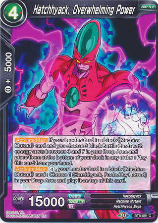 Hatchhyack, Overwhelming Power [BT8-091] on Sale