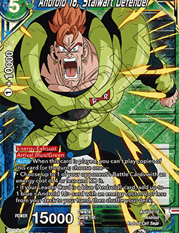 Android 16, Stalwart Defender (Winner Stamped) (P-310_PR) [Tournament Promotion Cards] For Cheap