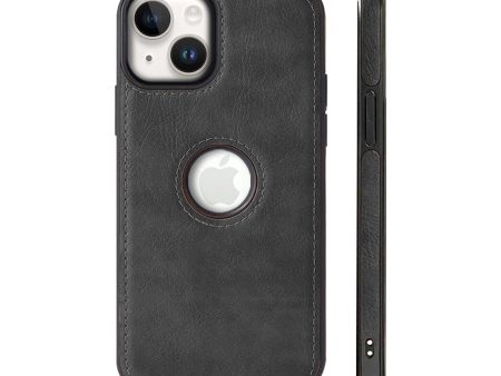 Pu Leather Back Cover for  Apple iPhone 14 Hot on Sale