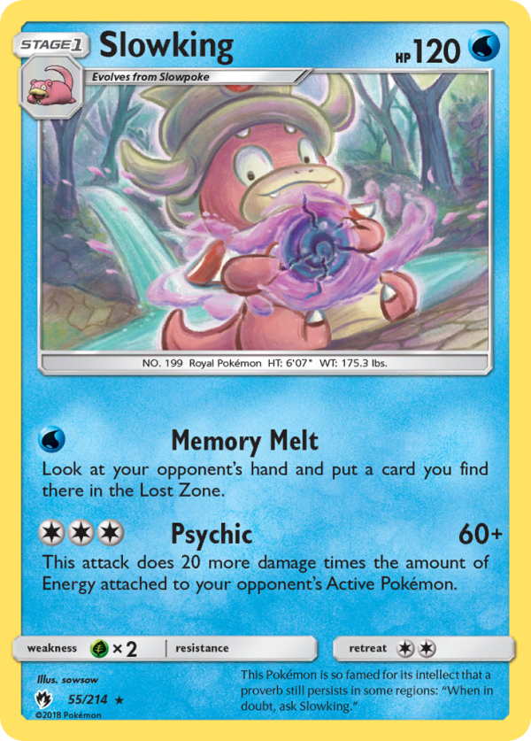 Slowking (55 214) [Sun & Moon: Lost Thunder] Online Sale