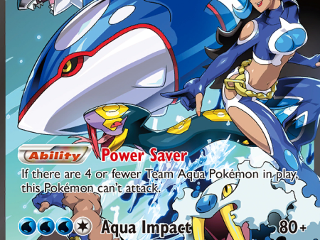 Team Aqua s Kyogre EX (6 34) [XY: Double Crisis] Hot on Sale