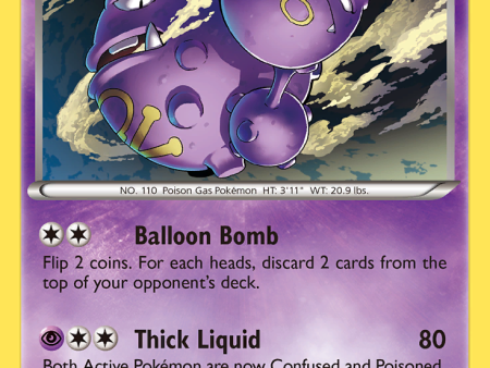 Weezing (28 124) [XY: Fates Collide] Supply