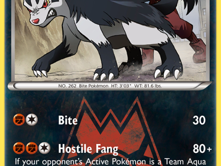 Team Magma s Mightyena (19 34) [XY: Double Crisis] For Sale