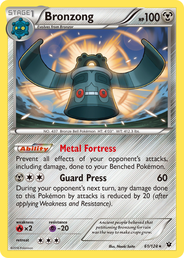 Bronzong (61 124) [XY: Fates Collide] For Cheap