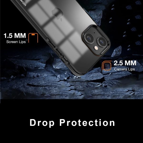 Hybrid Poppy Polycarbonate Mobile Back Case For iPhone 13 Discount