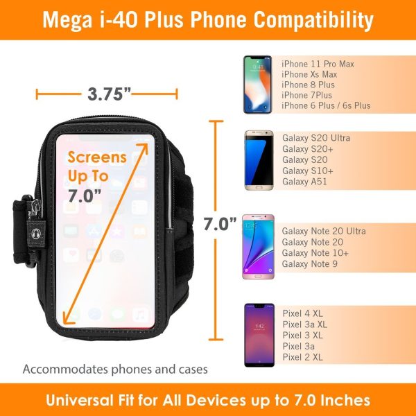 Mega i-40 Plus Galaxy Note 10+ Smartphone Armband Cheap