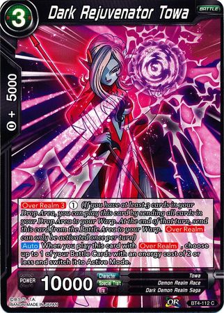 Dark Rejuvenator Towa [BT4-112] Online Sale