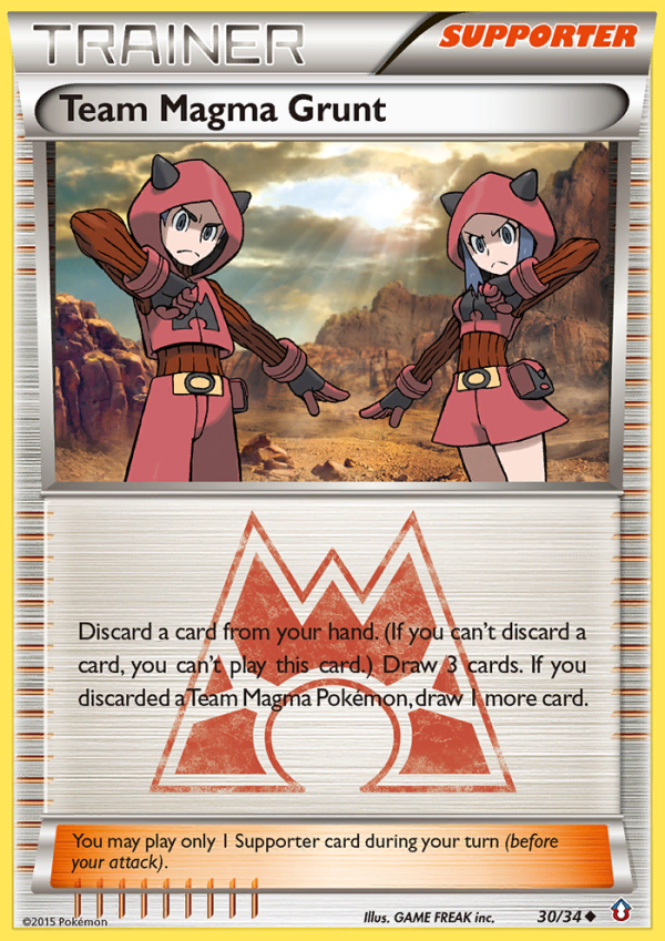 Team Magma Grunt (30 34) [XY: Double Crisis] on Sale