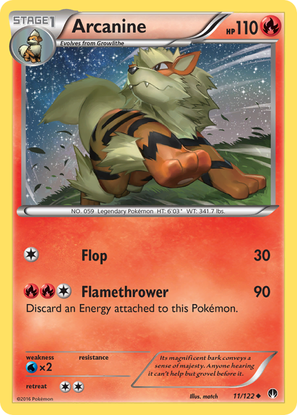 Arcanine (11 122) [XY: BREAKpoint] Discount