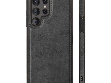 Pu Leather Back Cover for  Samsung Galaxy S24 Ultra For Sale