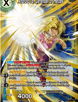 Android 18, Defender of Heroes (BT14-093) [Cross Spirits] For Sale