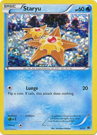 Staryu (4 12) [McDonald s Promos: 2015 Collection] For Sale