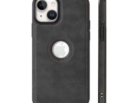 Pu Leather Back Cover for  Apple iPhone 15 Hot on Sale