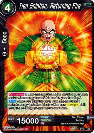 Tien Shinhan, Returning Fire [BT6-111] Online now