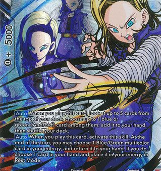 Android 18, Speedy Substitution (SPR) [BT8-033] For Sale