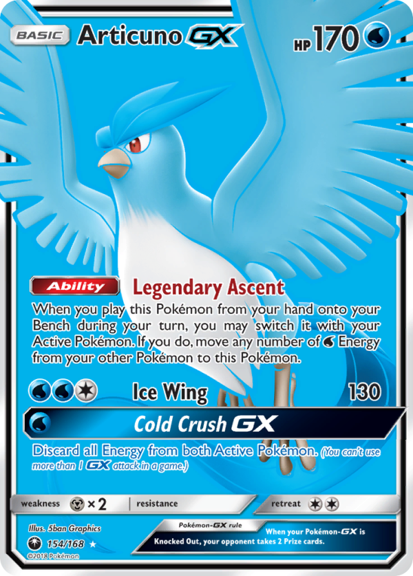 Articuno GX (154 168) [Sun & Moon: Celestial Storm] Online Hot Sale