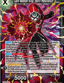 Dark Masked King, Spirit Resonance (Starter Deck - Darkness Reborn) (SD16-02) [Cross Spirits] Discount