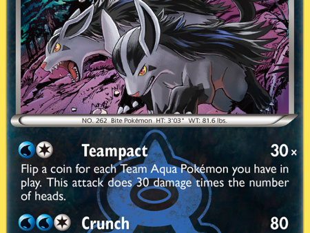 Team Aqua s Mightyena (18 34) [XY: Double Crisis] For Cheap