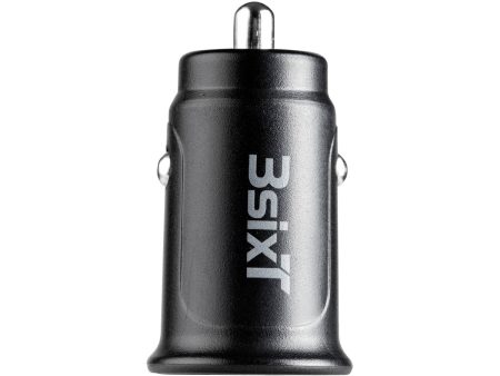 3sixT Car Charger 30W USB-C + USB-A Fashion