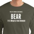 Bear It s Whats for Dinner  Men’s Long Sleeve Shirt For Discount