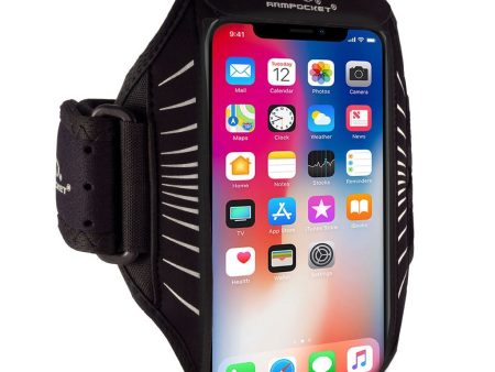 Racer Edge, thin armband for iPhone 15 15 Pro 14 14 Pro 13 13 Pro & Phones up to 6.4  Discount