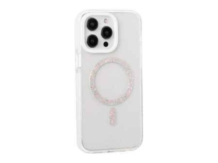 Impact Zero® Galaxy - Apple iPhone 15 Pro Max - Clear Glitter Online now