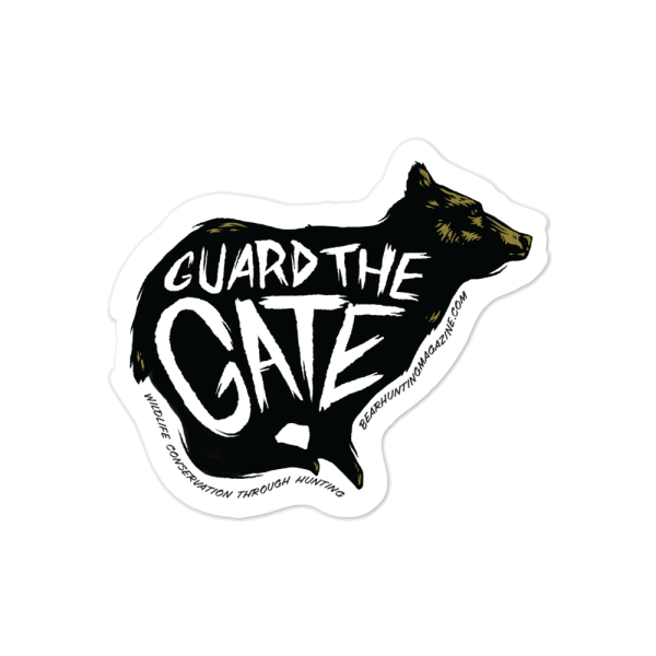 Guard the Gate Bear Sticker For Discount