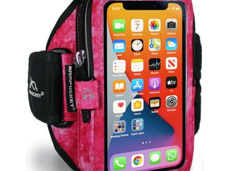 Mega i-40 Running Phone Armband for Phones and Cases up to 6.5 Inches - Arctic Berry For Sale