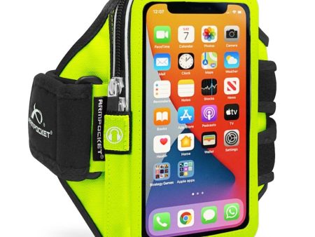 Mega i-40 Running Phone Armband for Phones and Cases up to 6.5 Inches - Yellow Hot on Sale