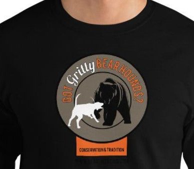 Got Gritty Bear Hounds  Men’s Long Sleeve Shirt on Sale