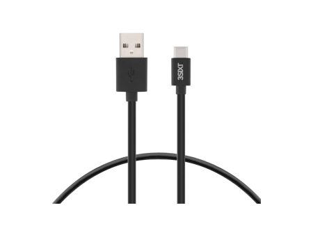 3sixT Charge & Sync Cable - USB-A to USB-C - 1m - Black on Sale