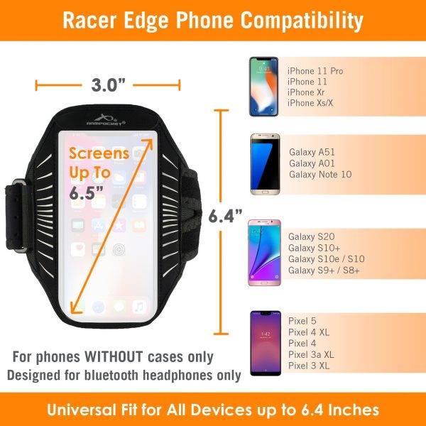 Racer Edge full-screen, thin armband for Google Pixel 5a For Cheap