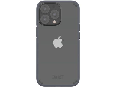 3sixT BioFlex iPhone 13 Pro Max Shockproof Bumper Cover Case Clear Grey Online Sale