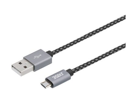 3sixT Premium Cable - USB-A to Micro USB - 2m on Sale