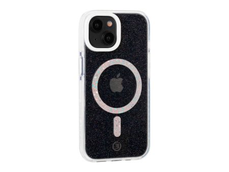 Impact Zero® Galaxy - Apple iPhone 15 - Clear Glitter Online now