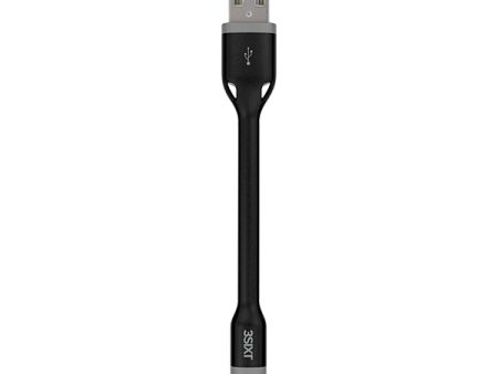 3sixT Clip & Sync Cable - USB-A to USB-C - 10cm - Black Sale