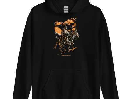 Mule Riding Bear Hunter Unisex Hoodie Hot on Sale