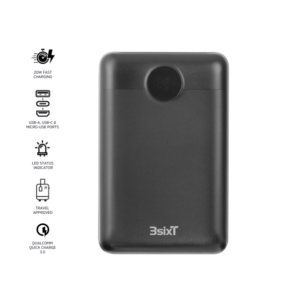 3sixT JetPak Pro LED 2.0 - 20000mAh Power Bank For Discount