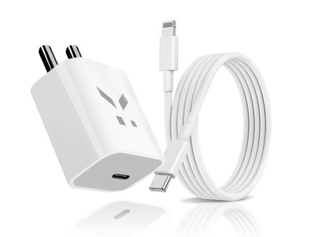 Karwan 20W Fast Charger for iPhones with Lightning Cable – PD Enabled Online now